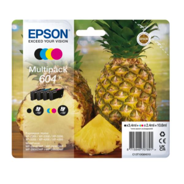 Epson Multipack 4 Colours 604 Ink